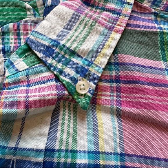 Polo Ralph Lauren Madras Plaid Button Down - Picture 5 of 7
